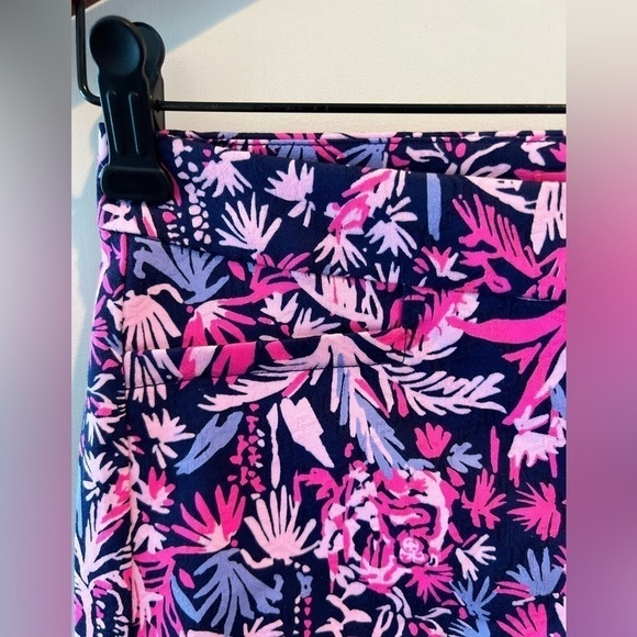 Lilly Pulitzer Kelly Skinny Ankle Pant Bright Navy Swing of Things - Picture 5 of 14